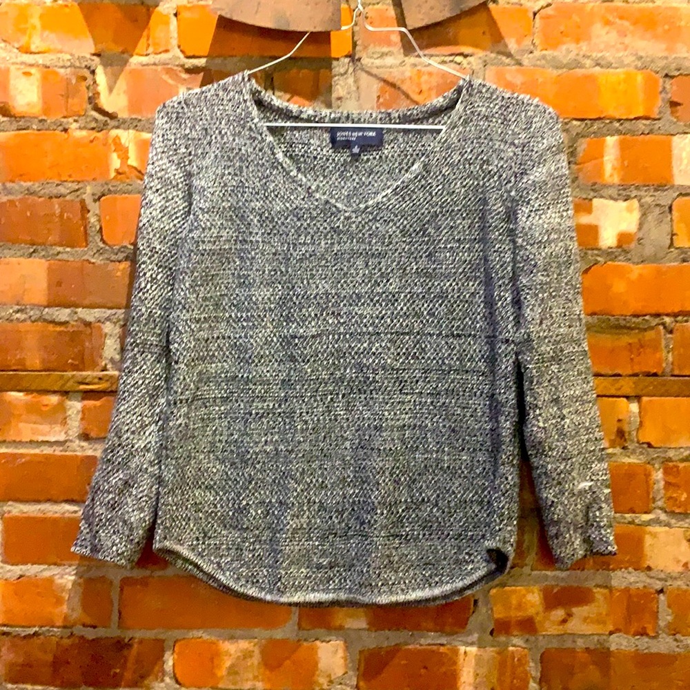 Jones New York Signature black and white sweater - Size S